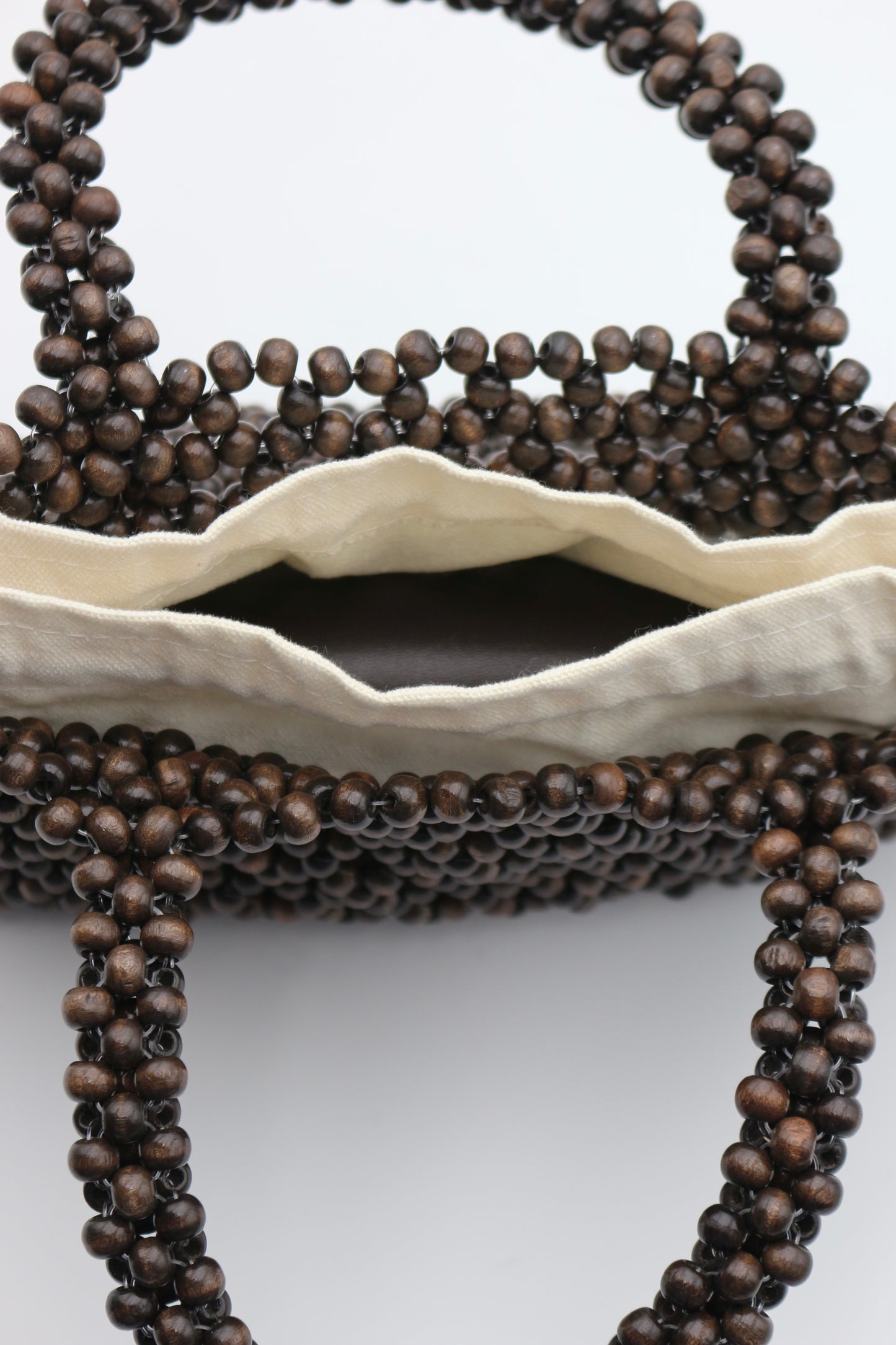 Zaria Wooden Bead Handbag