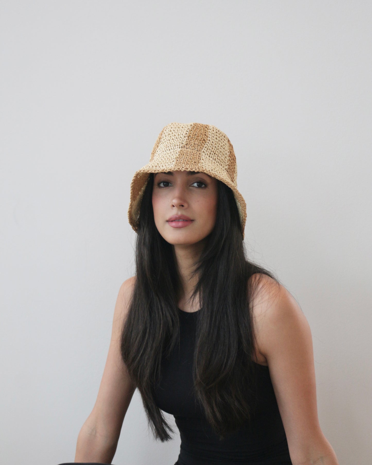 Aurea Straw Bucket Hat