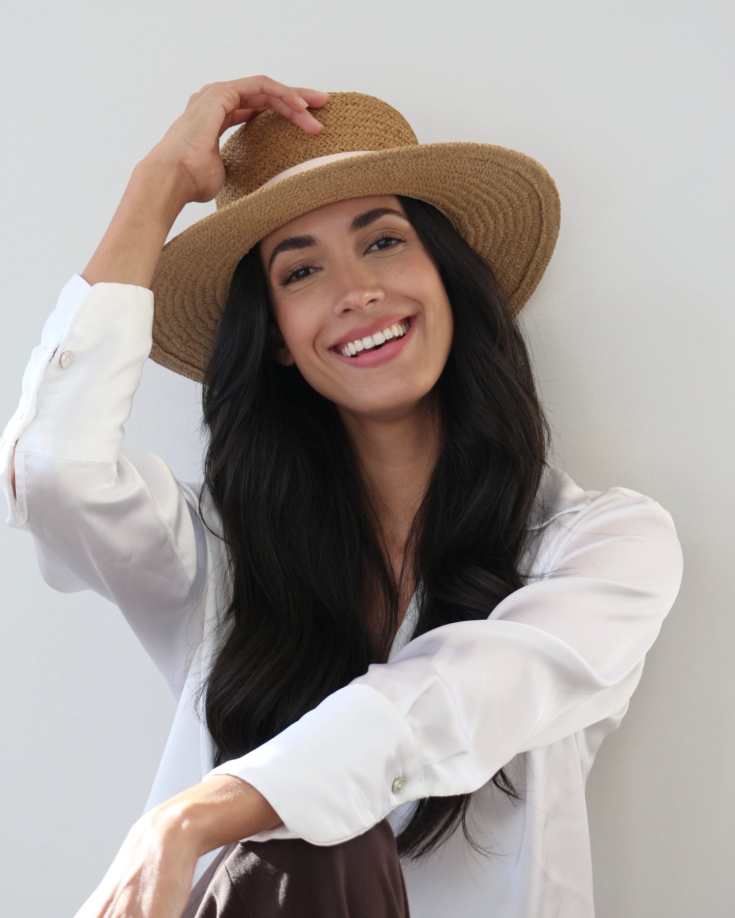 Solana Straw Boater Hat