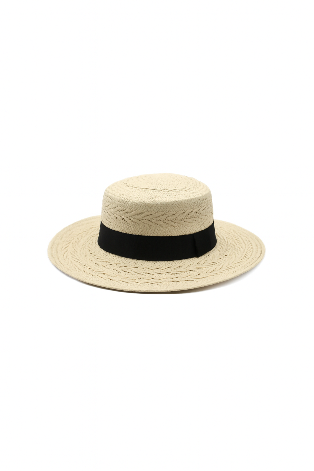 Solene Straw Boater Hat