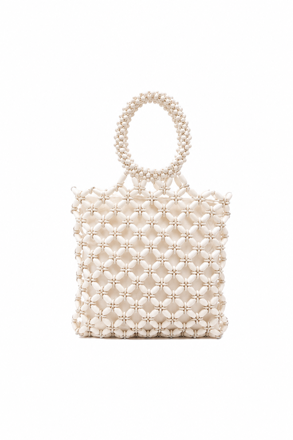 Sorelle Wooden Bead Bucket Bag