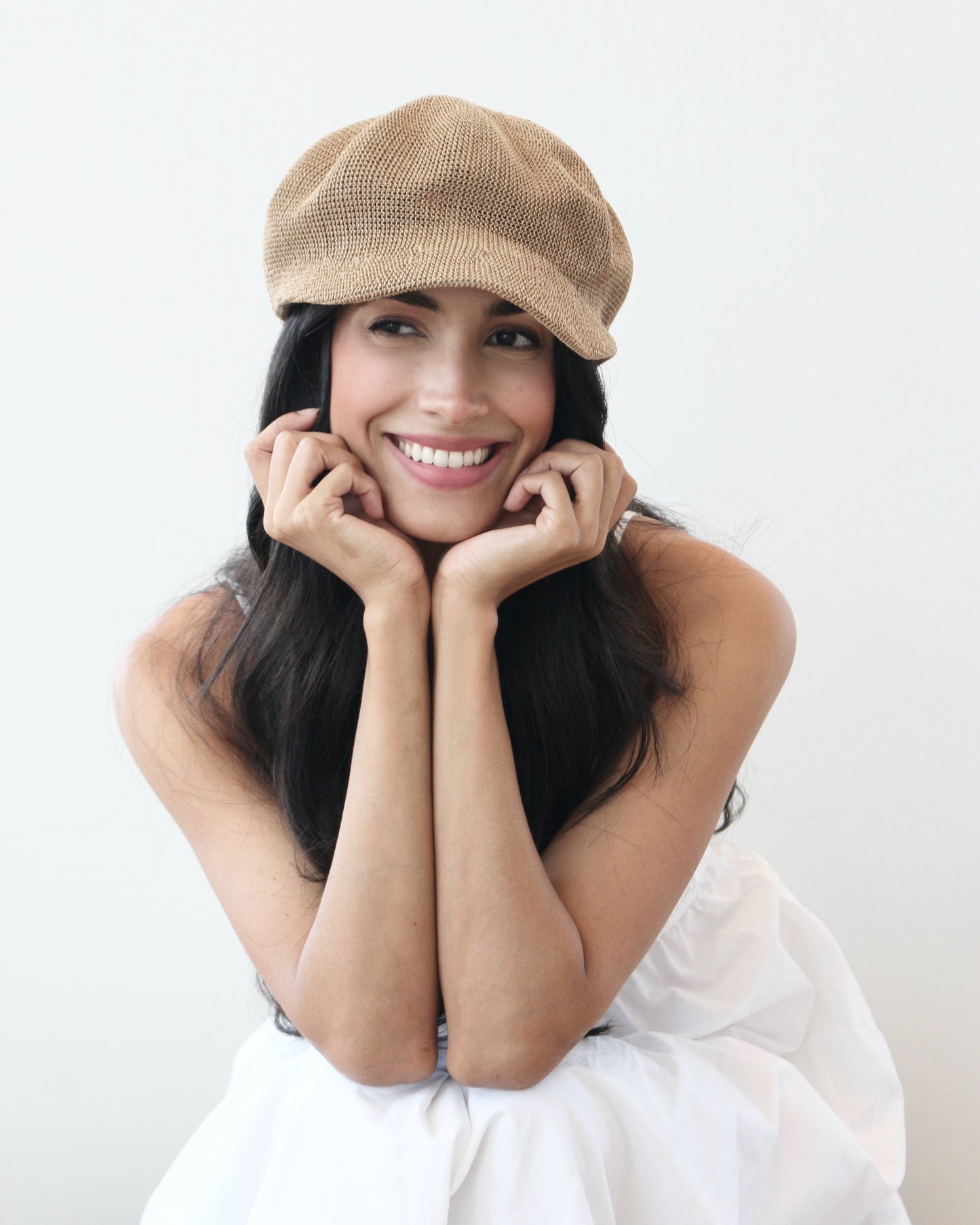 Aveline Straw Beret Hat