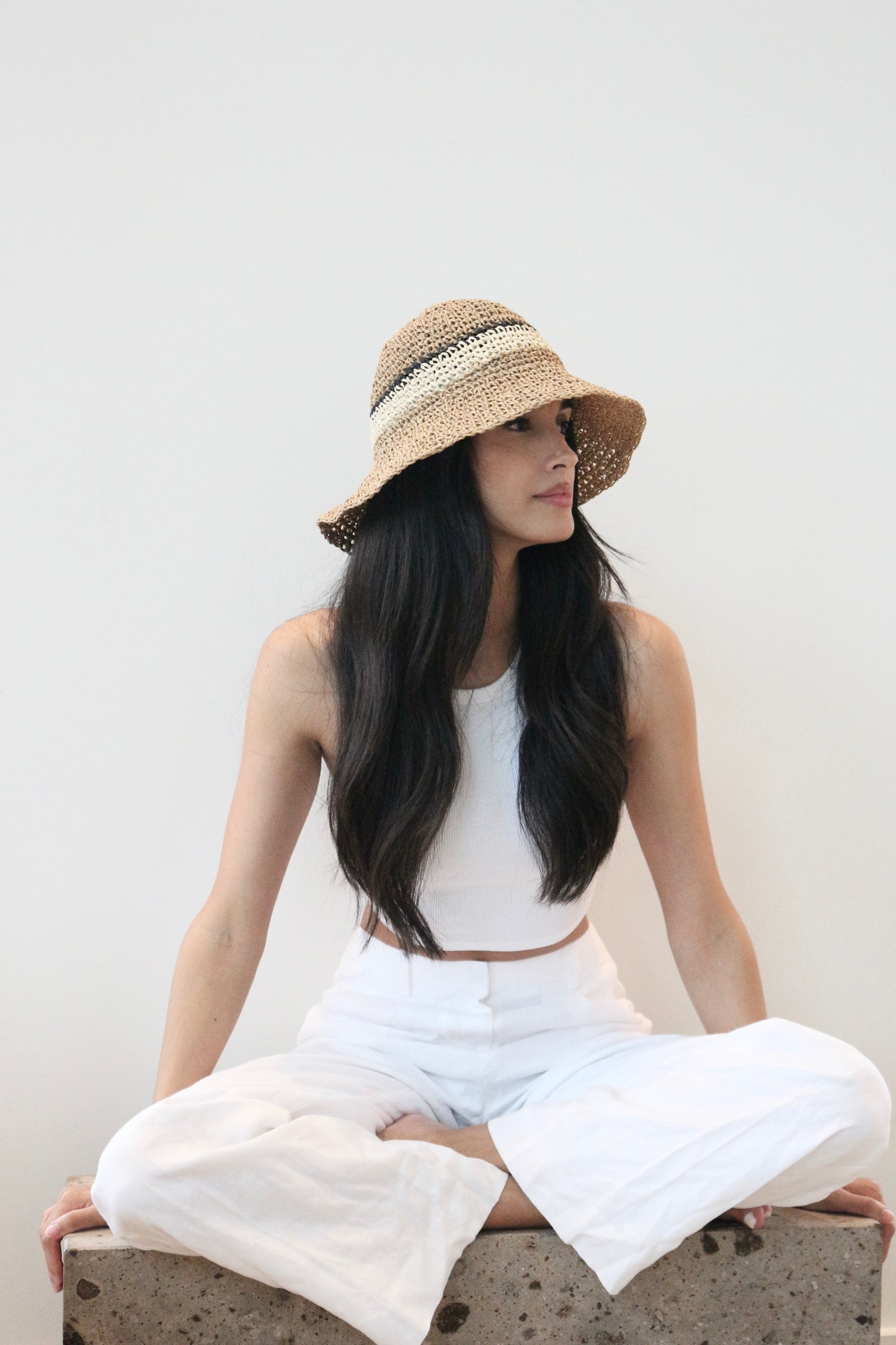 Nola Straw Bucket Hat