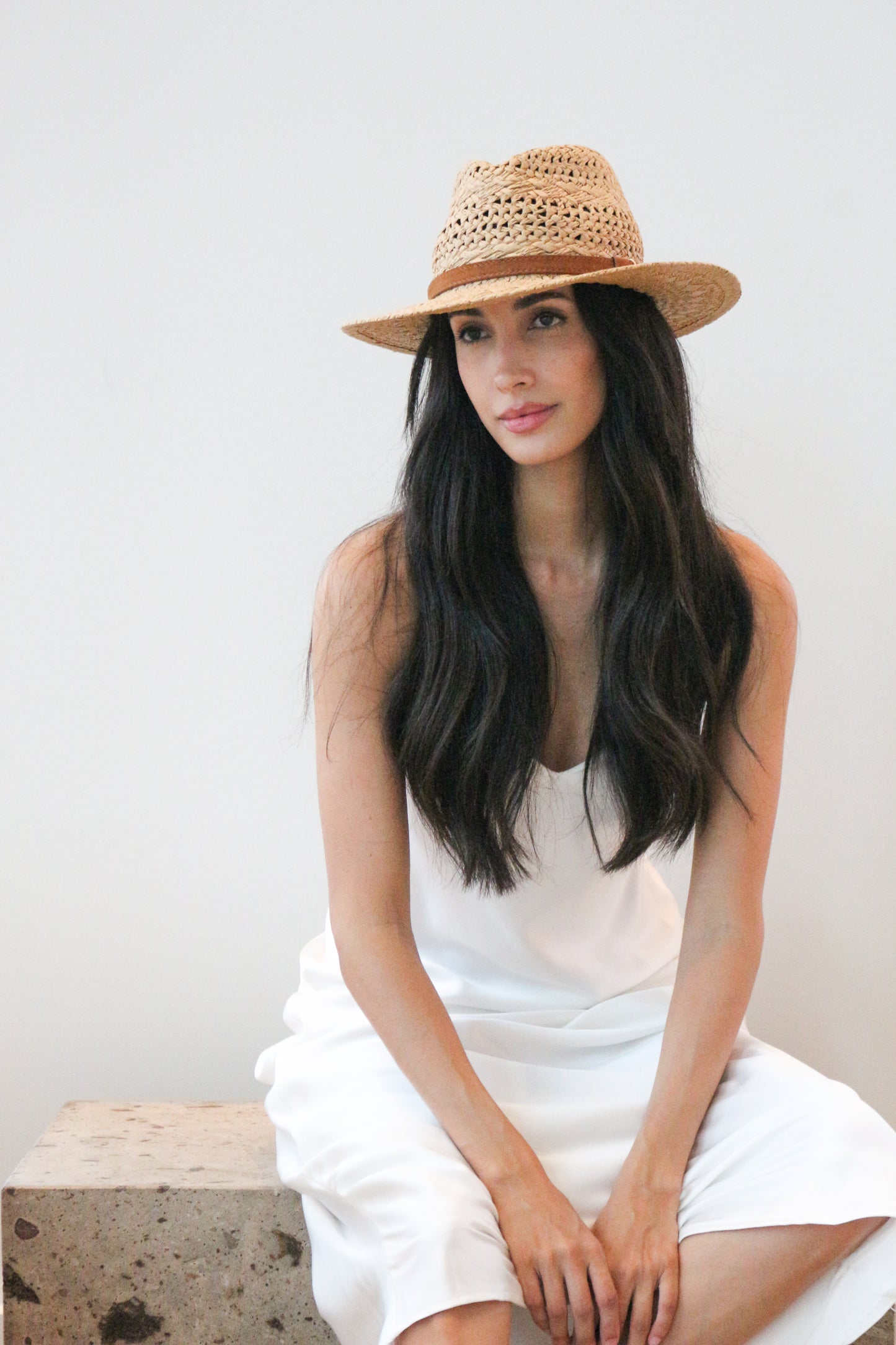 Silva Straw Fedora Hat