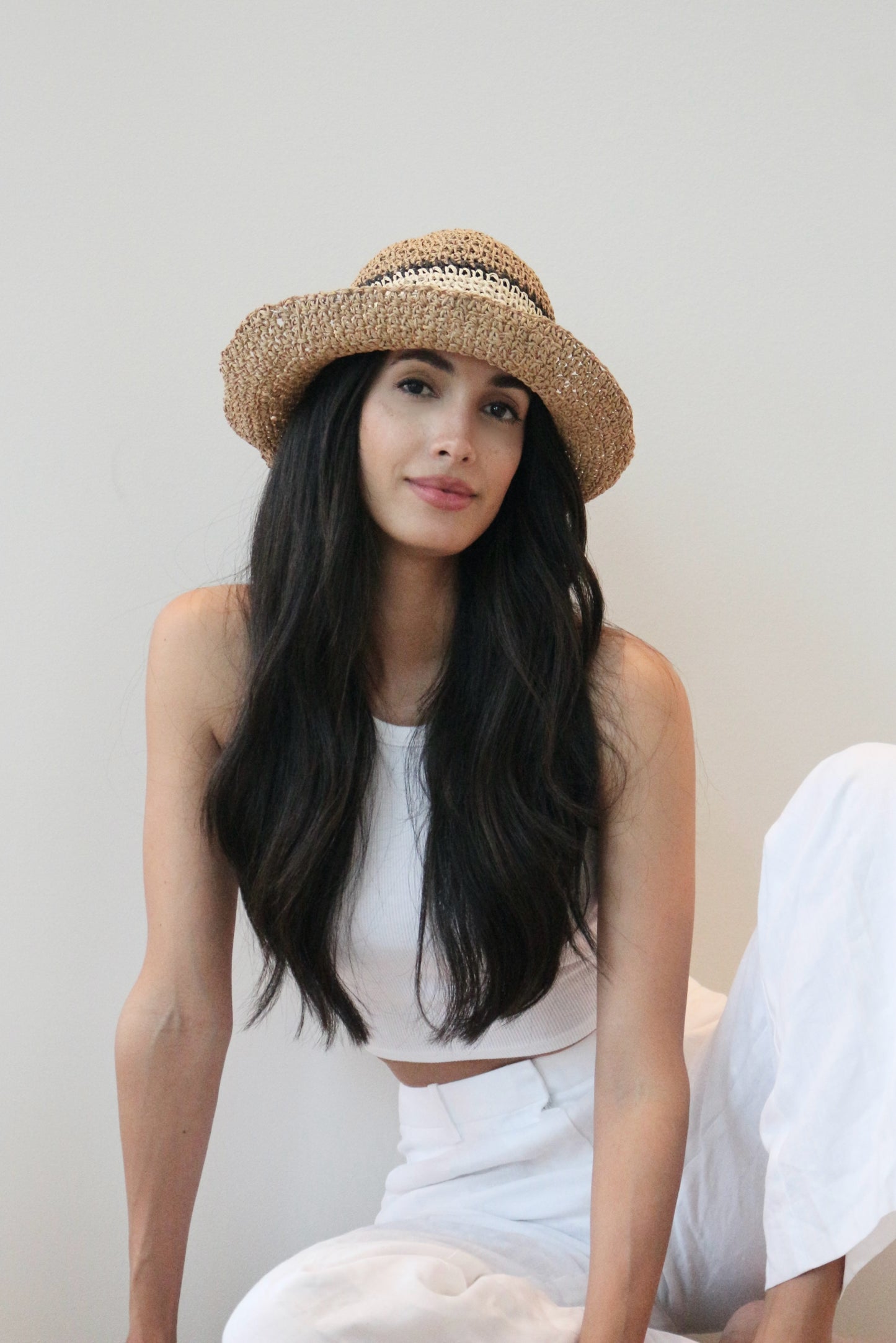 Nola Straw Bucket Hat