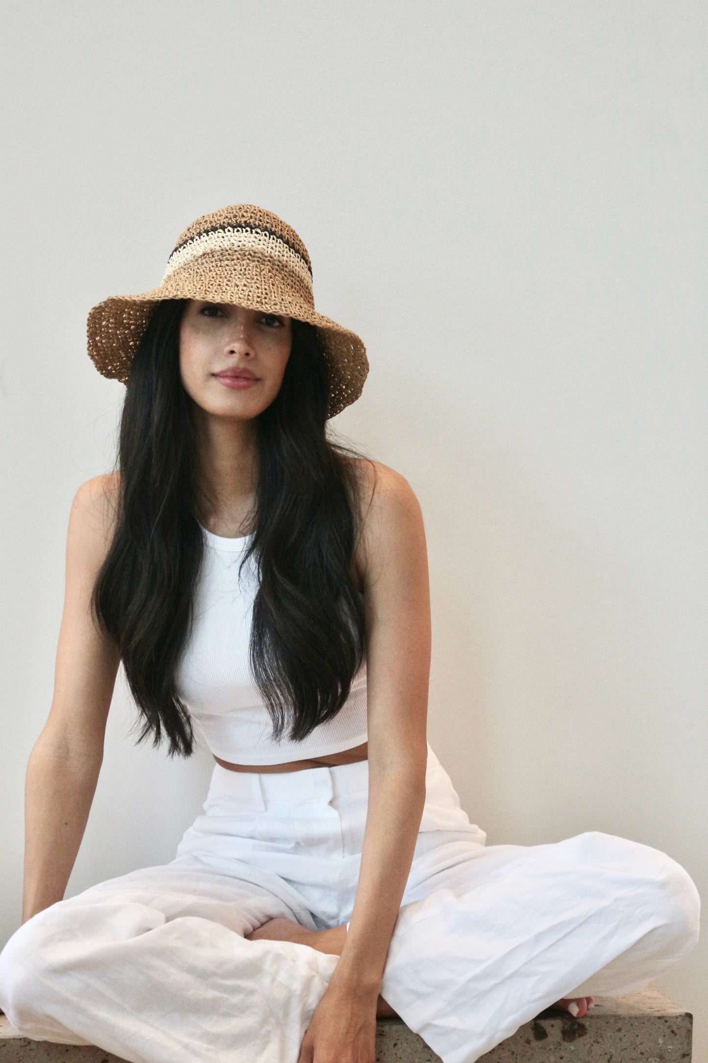 Nola Straw Bucket Hat