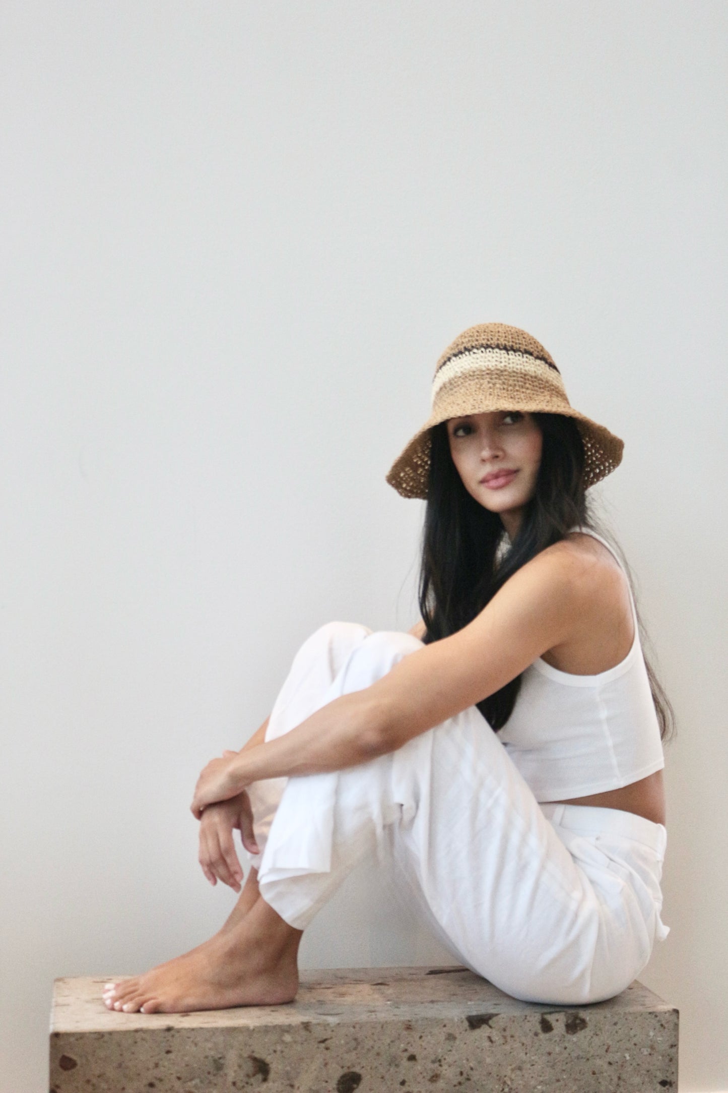 Nola Straw Bucket Hat
