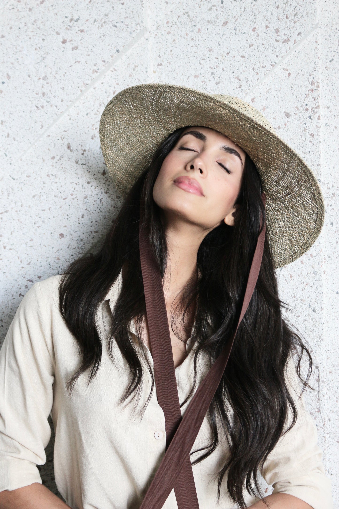 Elise Straw Boater Hat