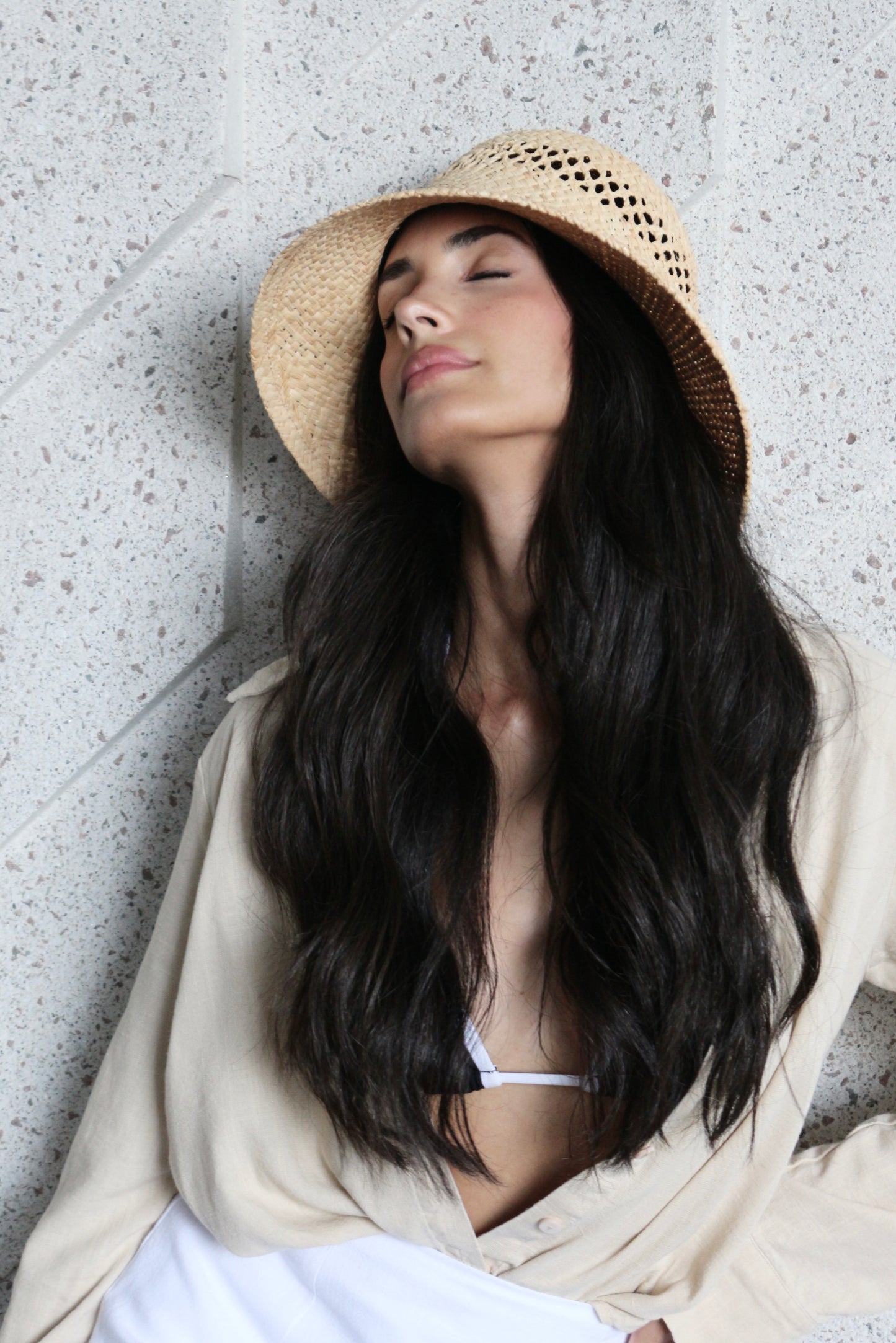 Cala Raffia Straw Bucket Hat