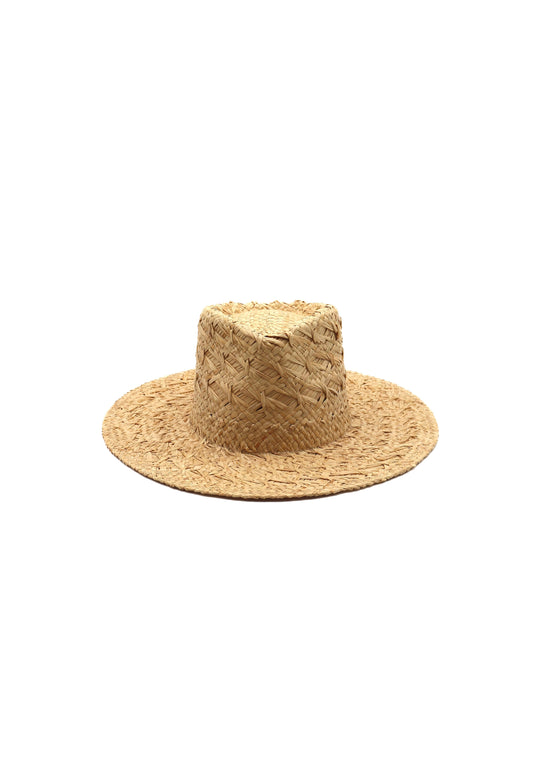 Cira Raffia Straw Fedora Hat