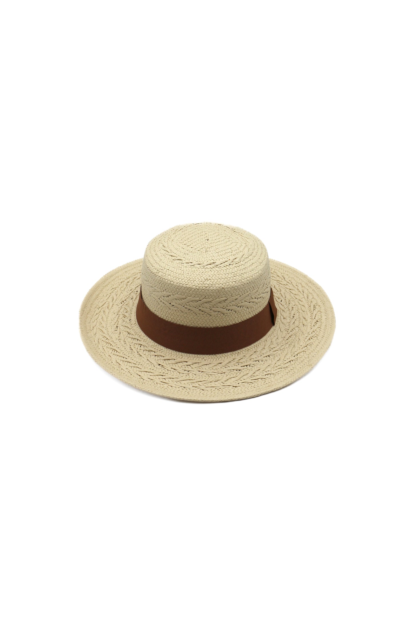 Solene Straw Boater Hat