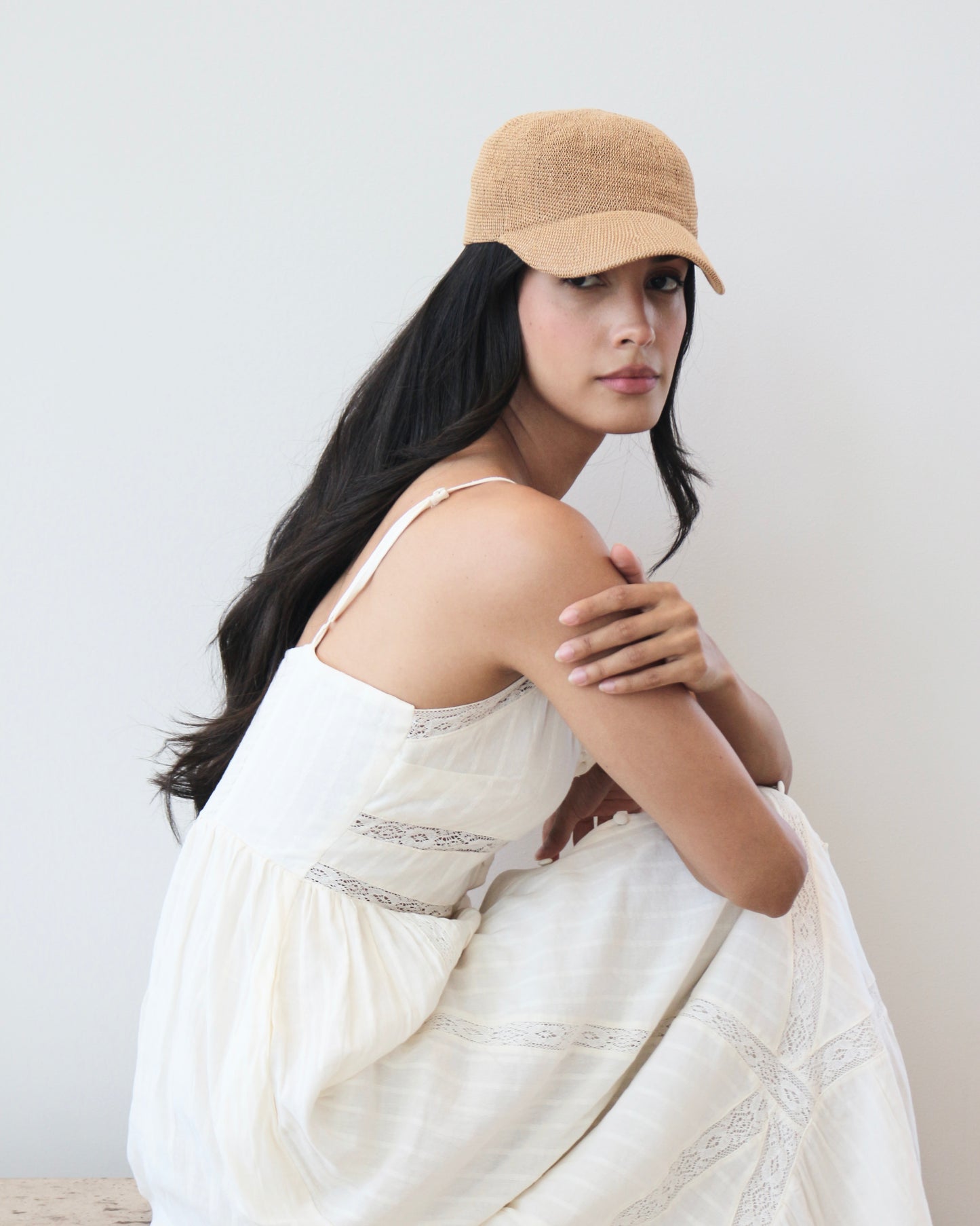 Lark Straw Baseball Cap