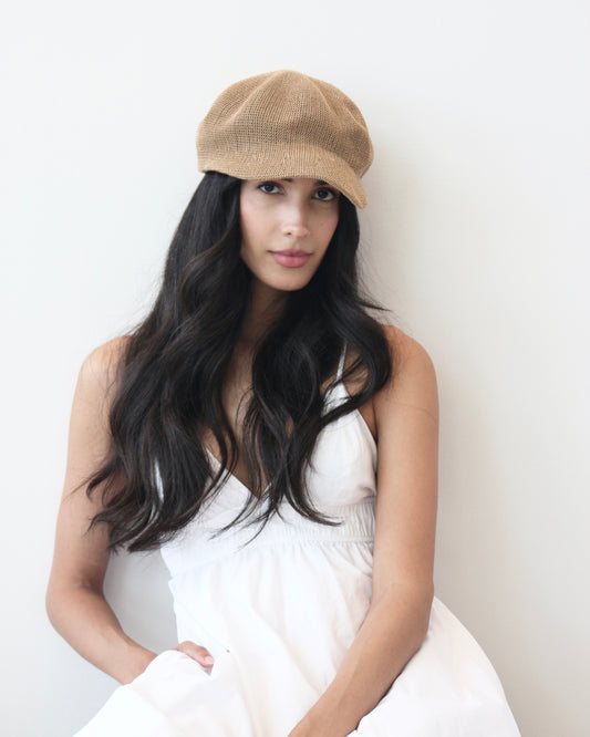 Aveline Straw Beret Hat
