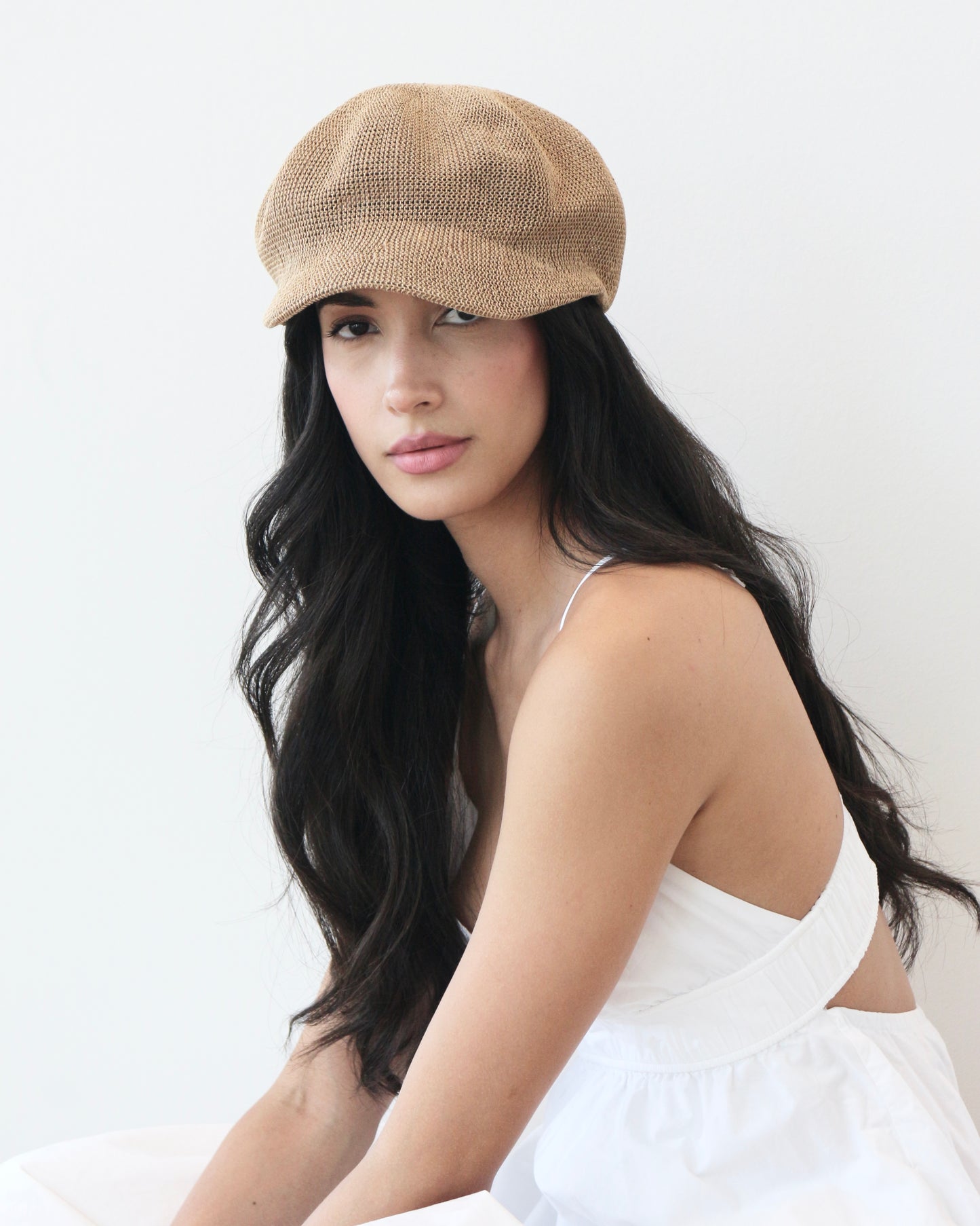 Aveline Straw Beret Hat