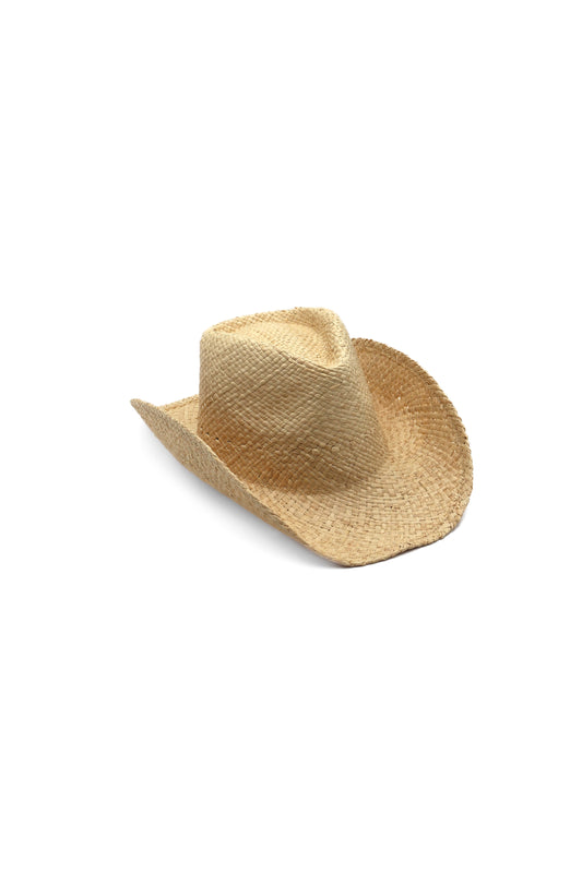 Shore Raffia Straw Cowboy Hat