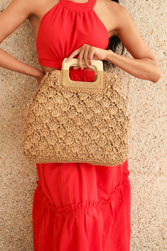 Anave Straw Tote Bag