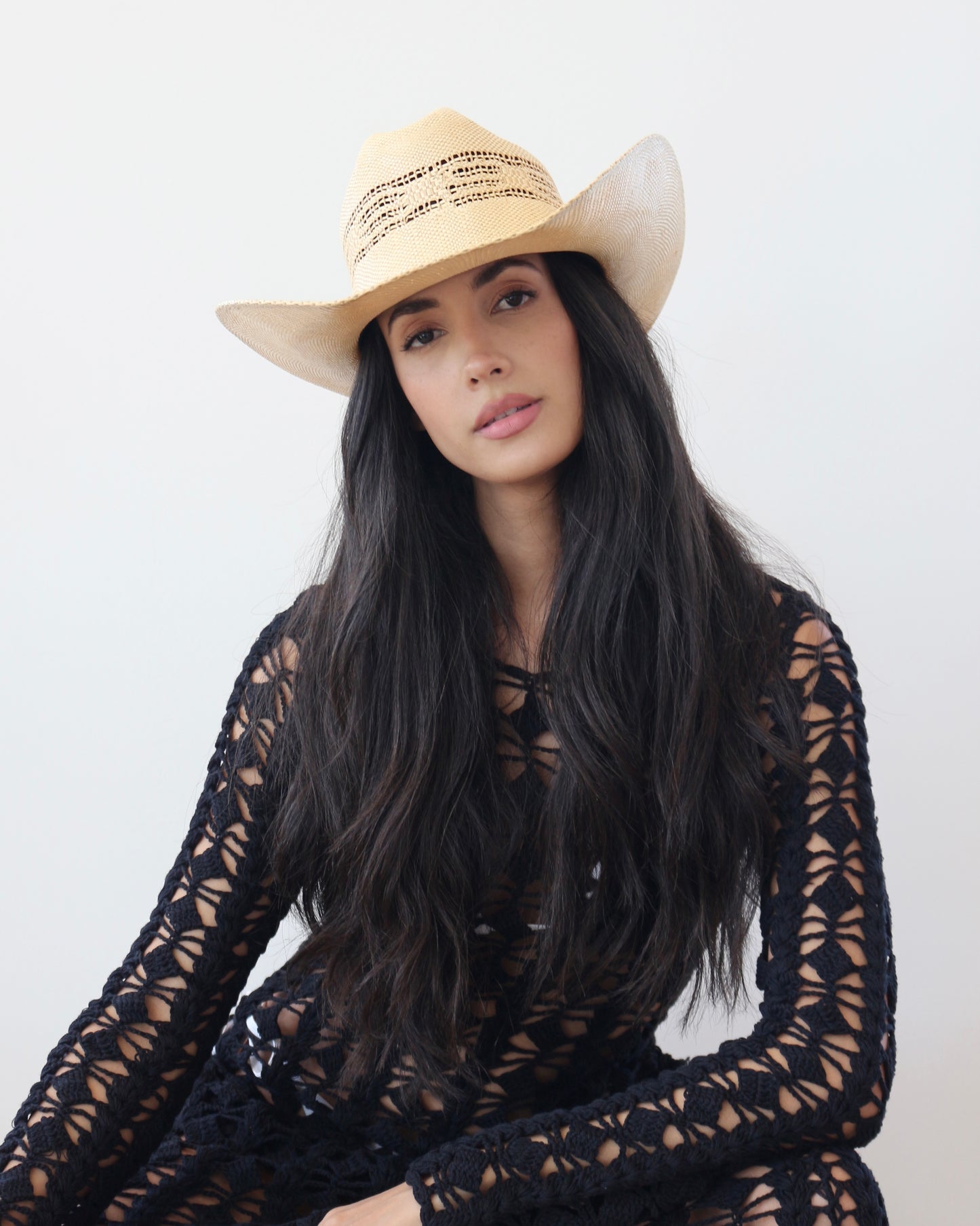 Dakota Raffia Straw Cowboy Hat