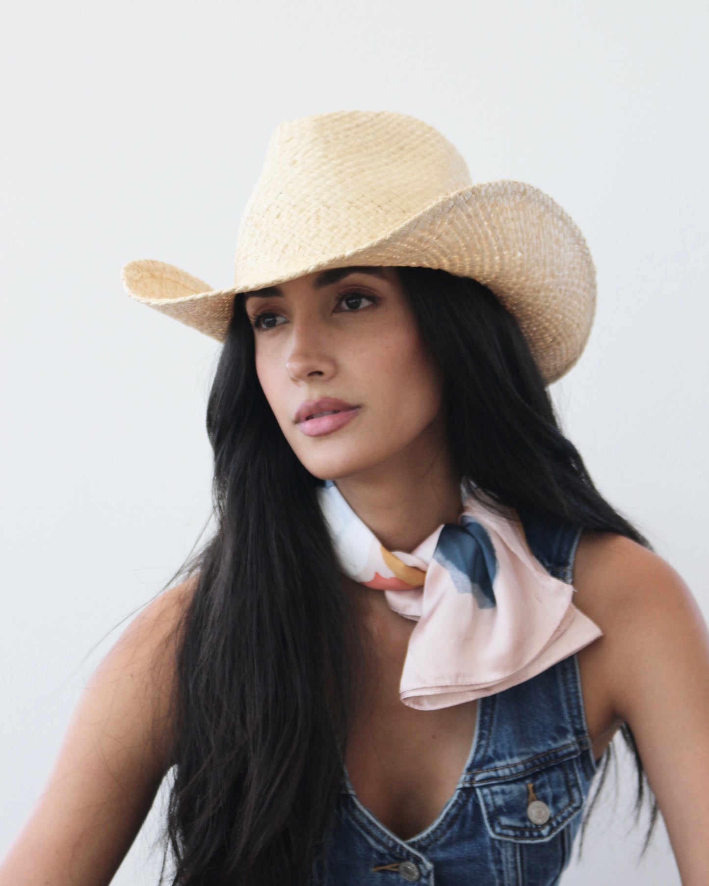 Shore Raffia Straw Cowboy Hat