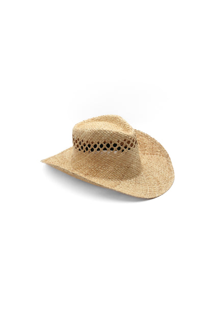 Sierra Raffia Straw Cowboy Hat