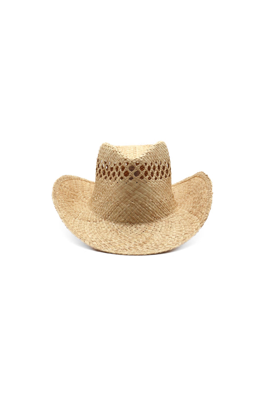 Sierra Raffia Straw Cowboy Hat