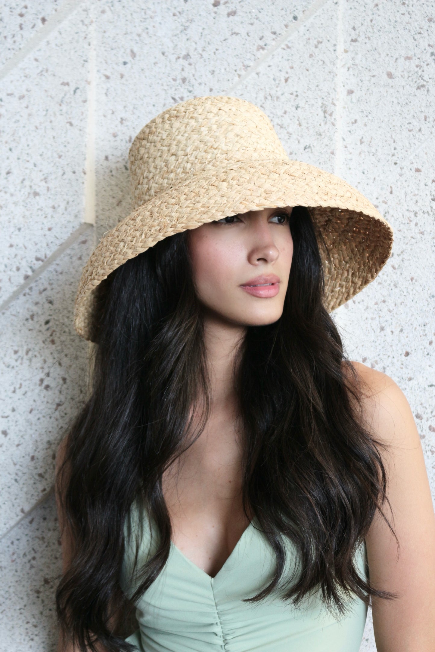 Elia Raffia Straw Bucket Hat