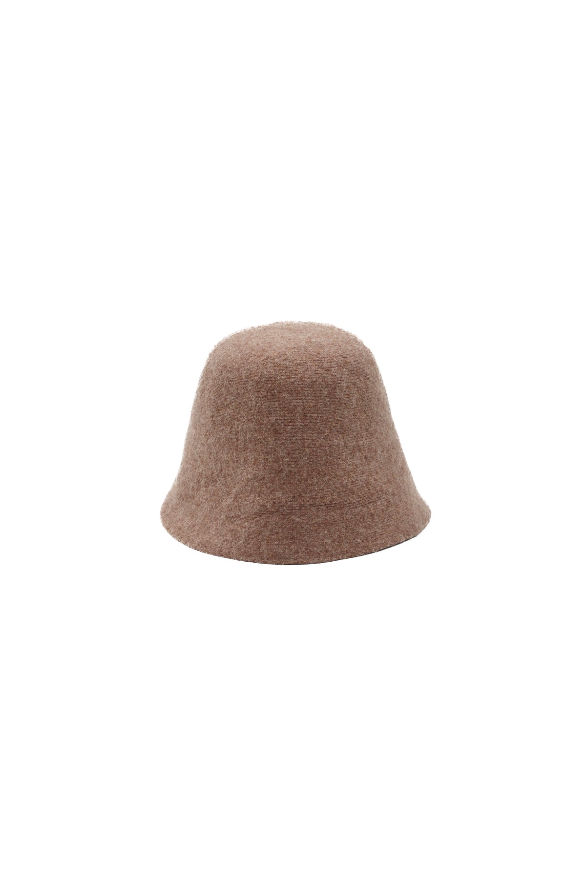 Ember Wool Bucket Hat in Umber taupe with structured crown and flared brim