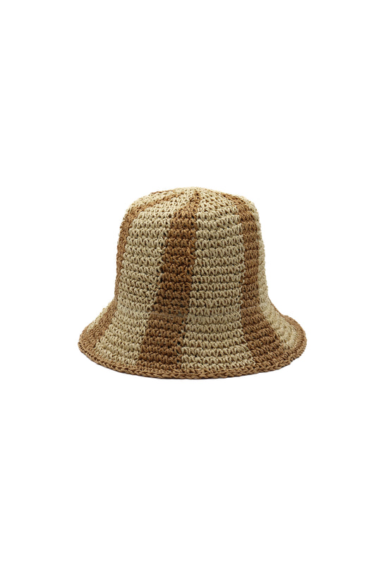 Aurea Straw Bucket Hat