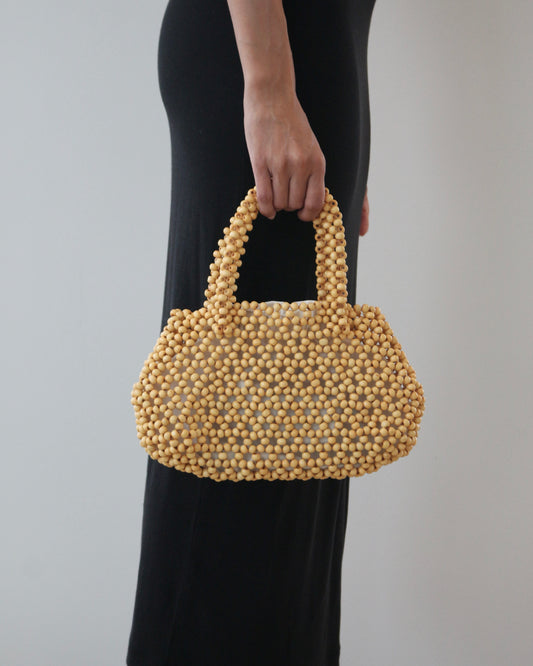 Zaria Wooden Bead Handbag