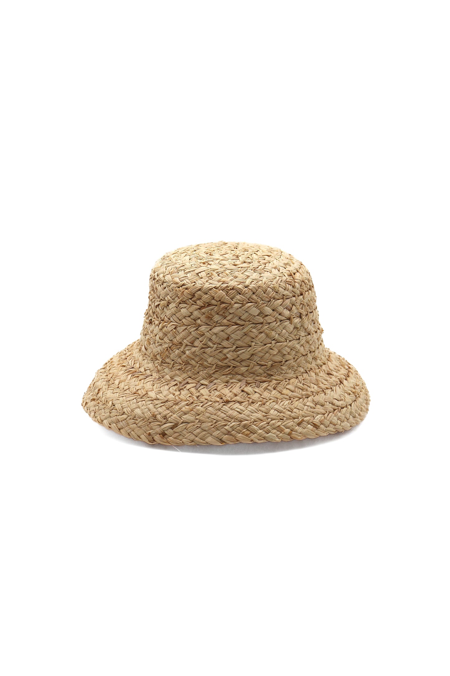 Elia Mini Raffia Straw Bucket Hat (Kids)