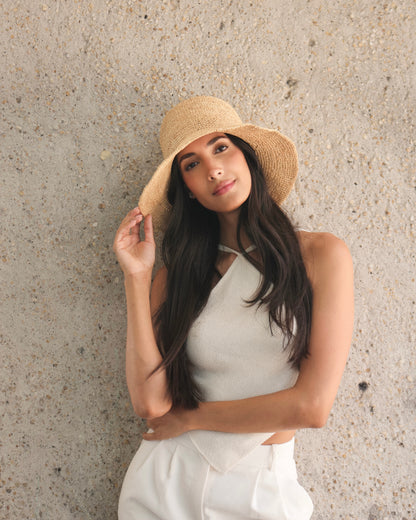 Sol Straw Bucket Hat