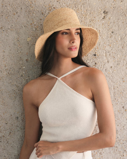 Sol Straw Bucket Hat