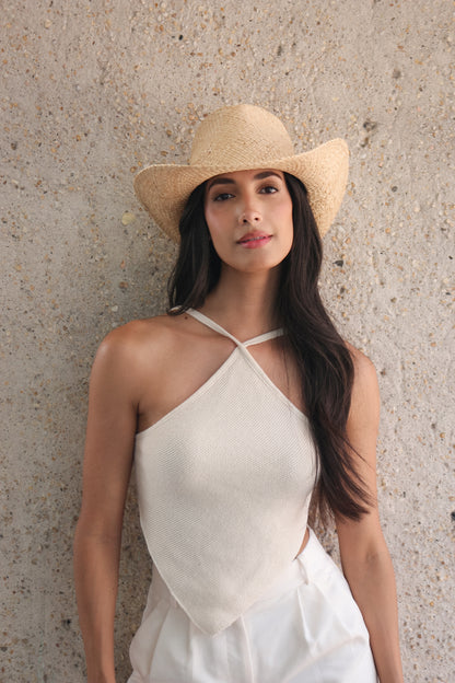 Shore Raffia Cowboy Hat