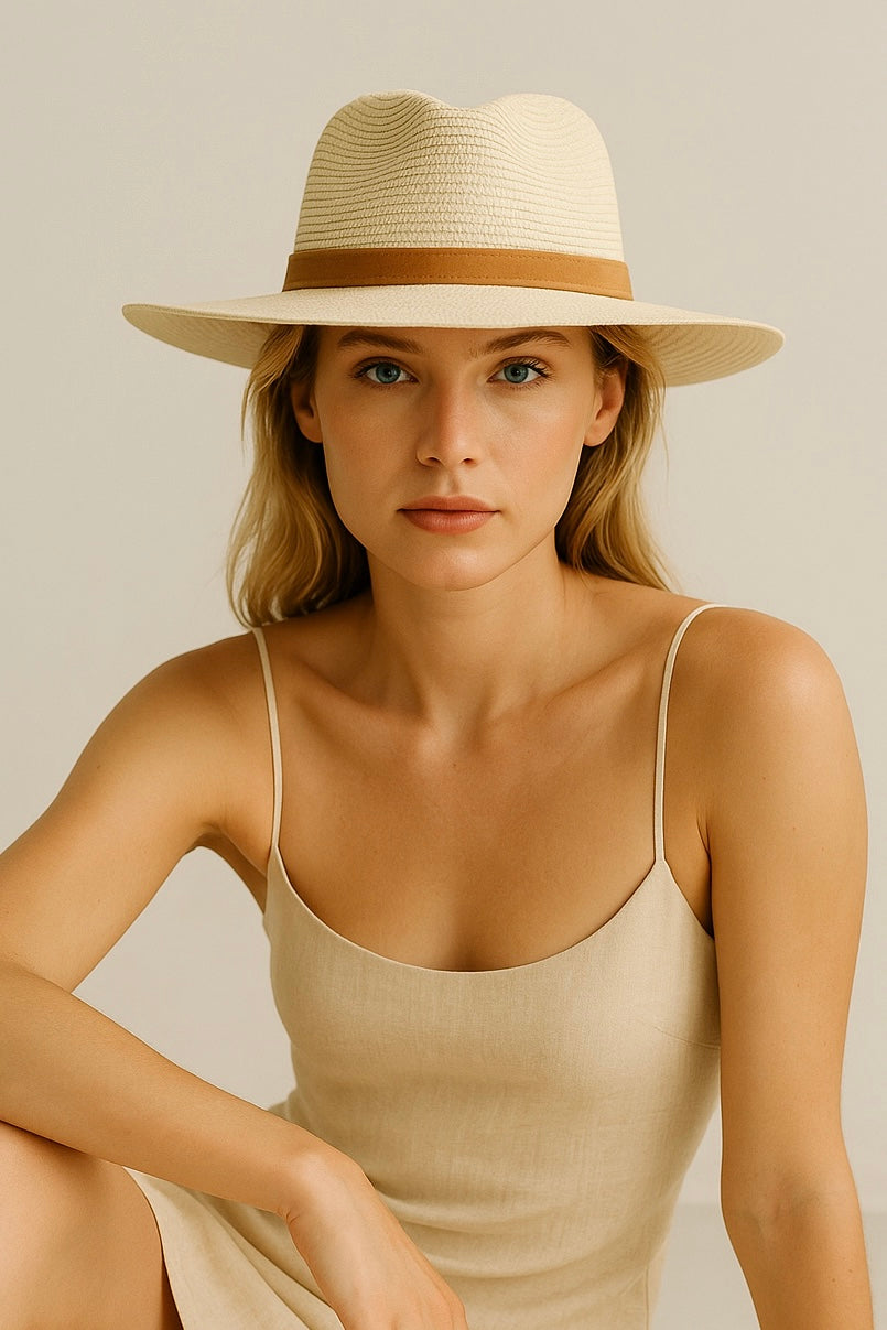 Ellis Straw Fedora Hat