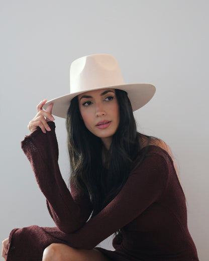 Sable Wool Fedora Hat