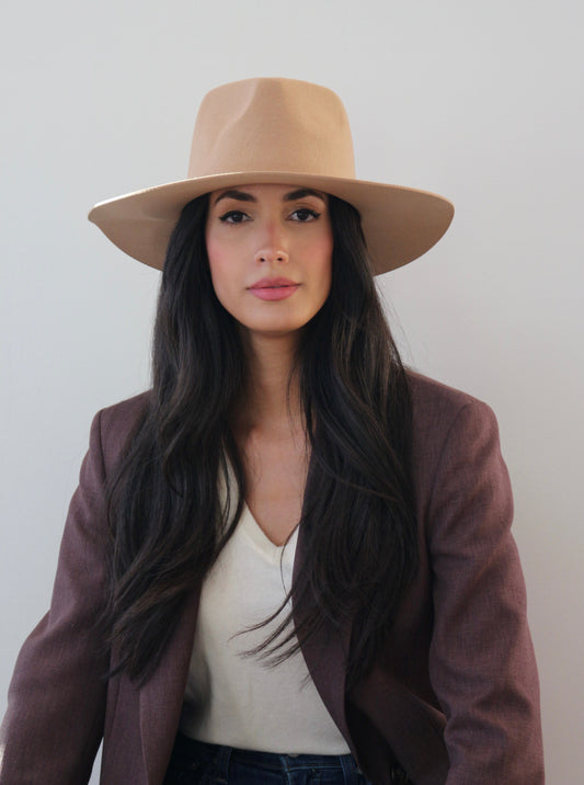 Sable Wool Fedora Hat