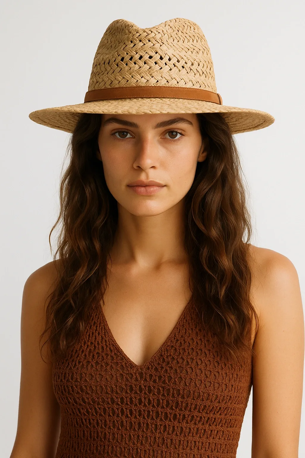 Silva Straw Fedora Hat