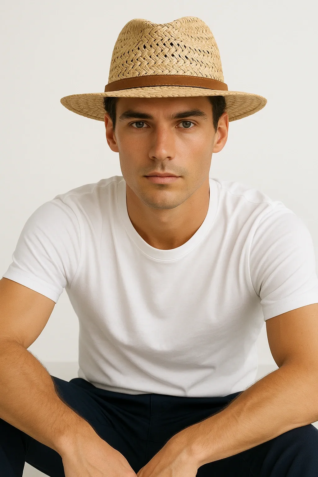 Silva Straw Fedora Hat