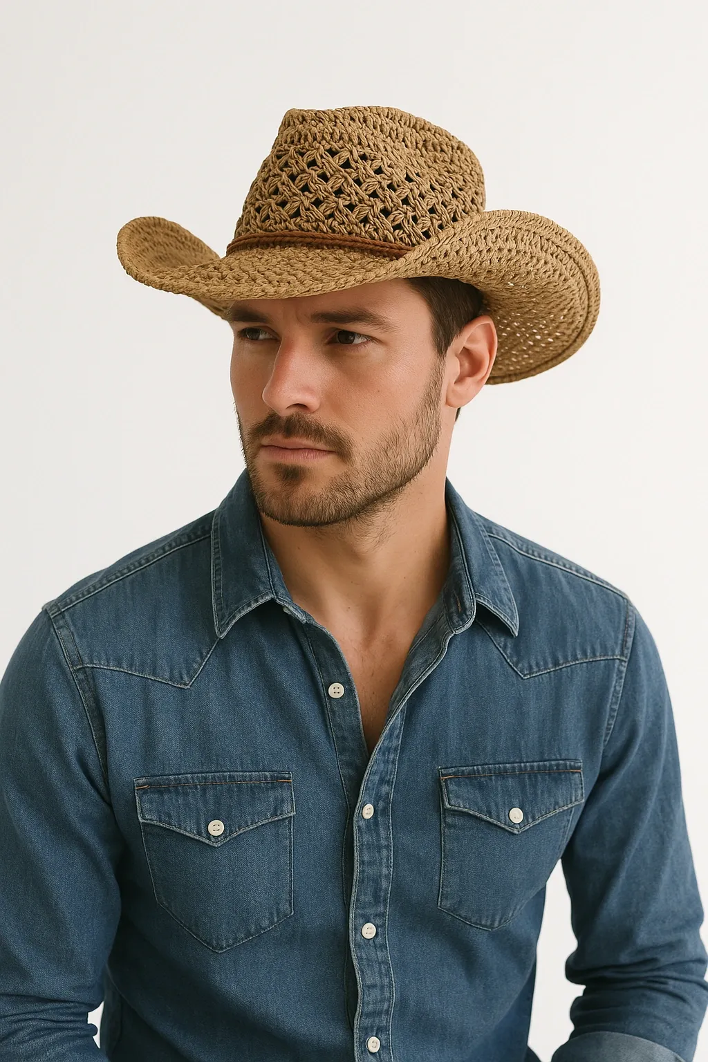 Ridge Straw Cowboy Hat