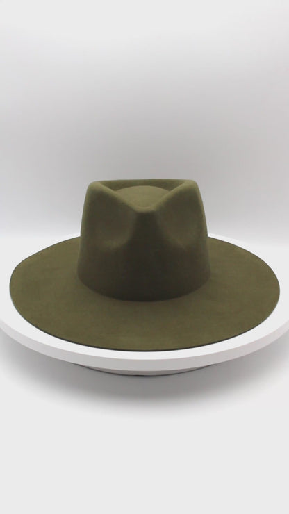 Sable Wool Fedora Hat